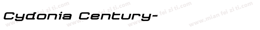 Cydonia Century字体转换
